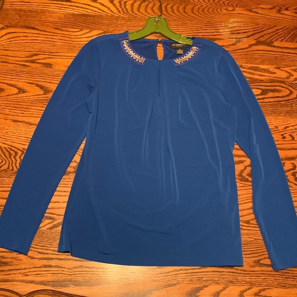 Liz Claiborne royal blue blouse. Size S.